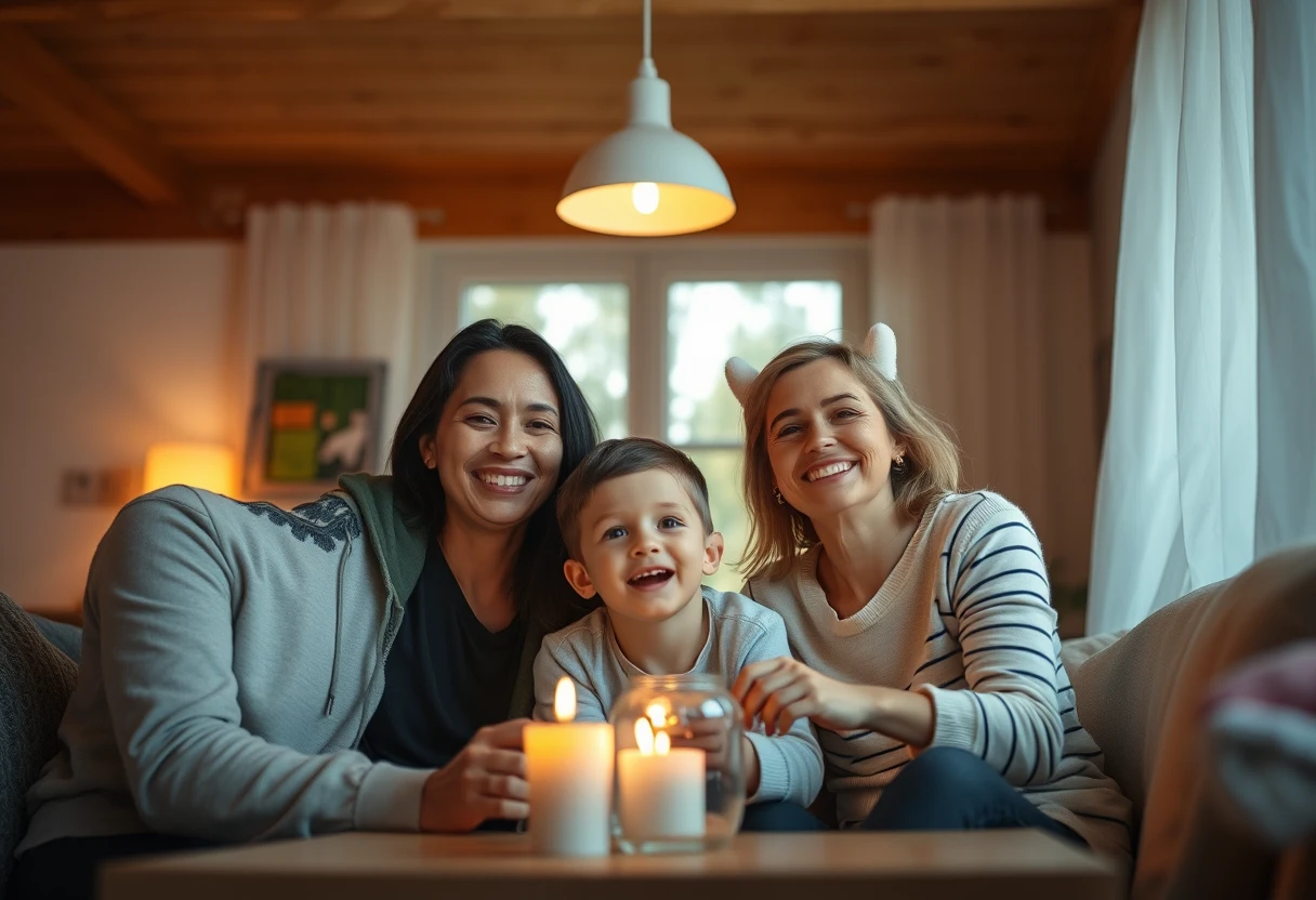 Une famille adoptant un mode de vie zéro déchet